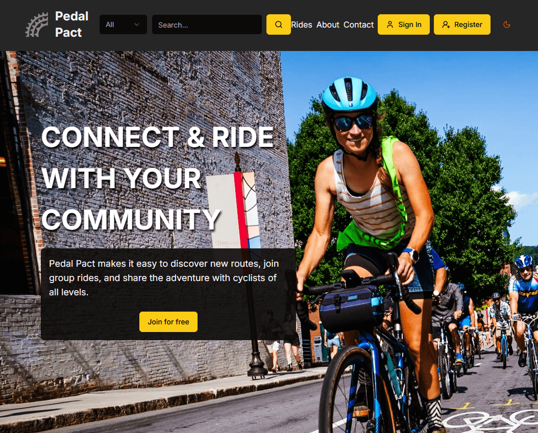 Pedal pact website.